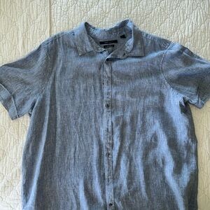 Perry Ellis Linen Dress Shirt